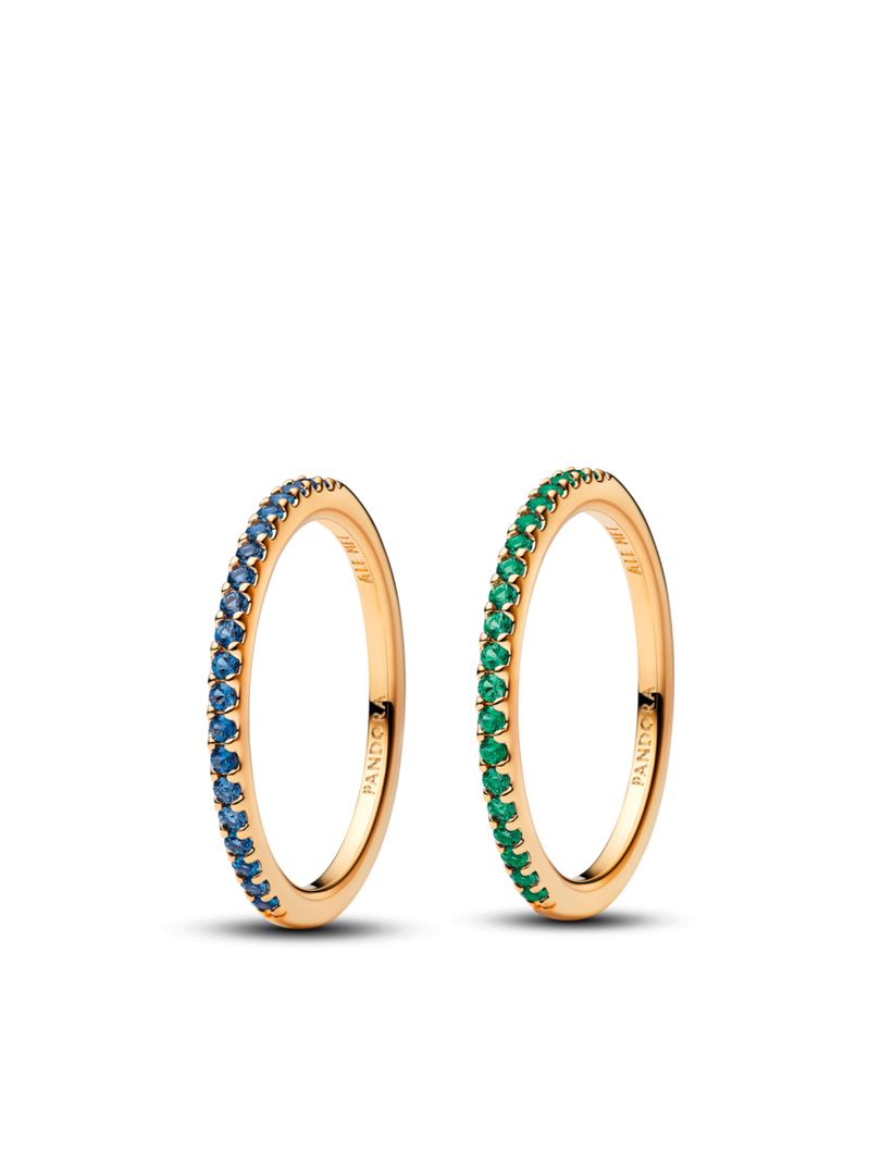 Gold Friendship Bands Ring Set
