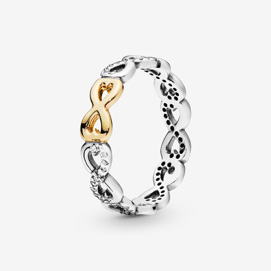FINAL SALE - Sparkling Infinity Band Ring image number 0