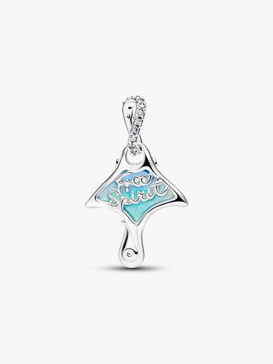Charm-pendentif Raie manta