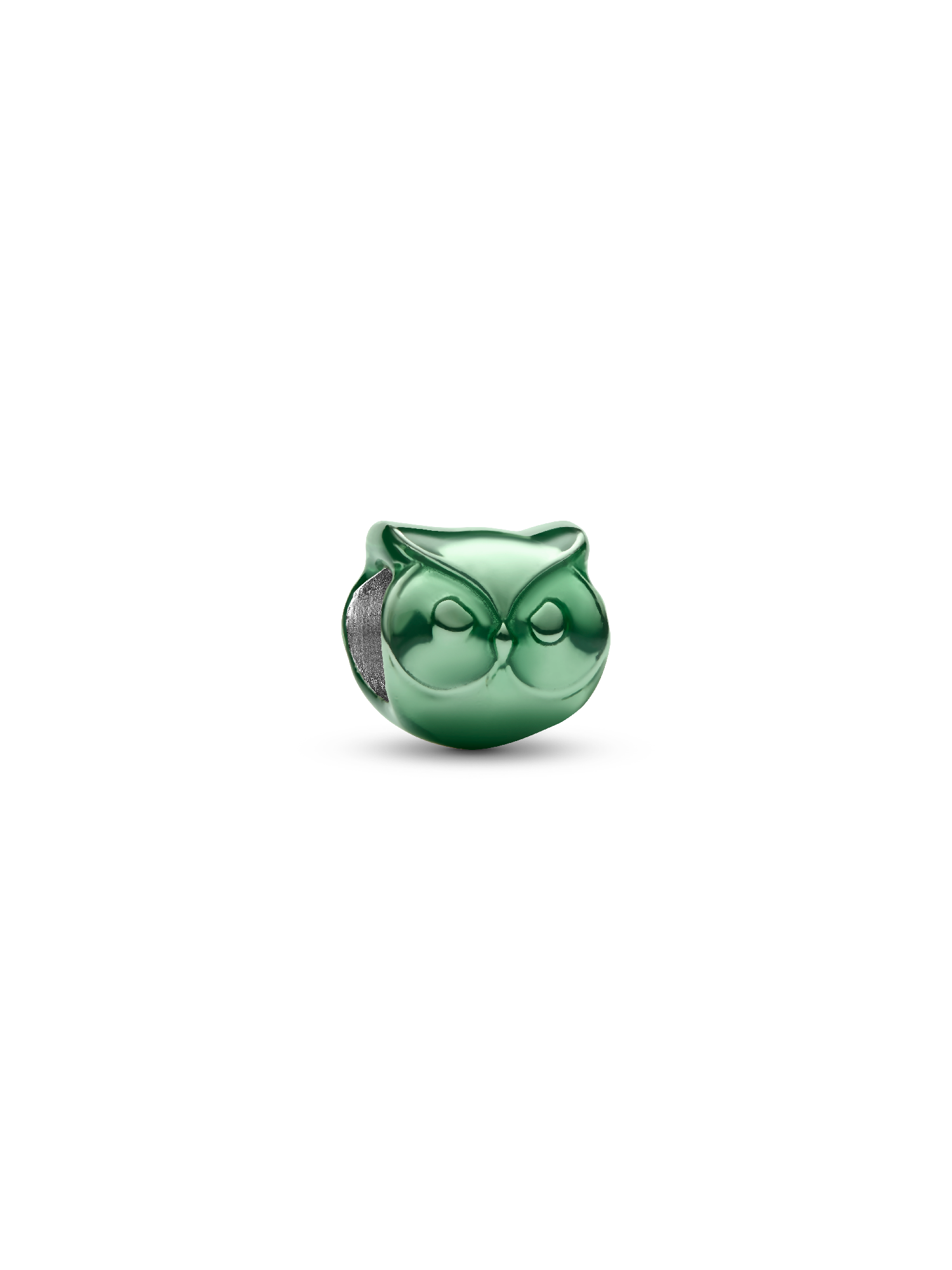 Mini charm Hibou vert