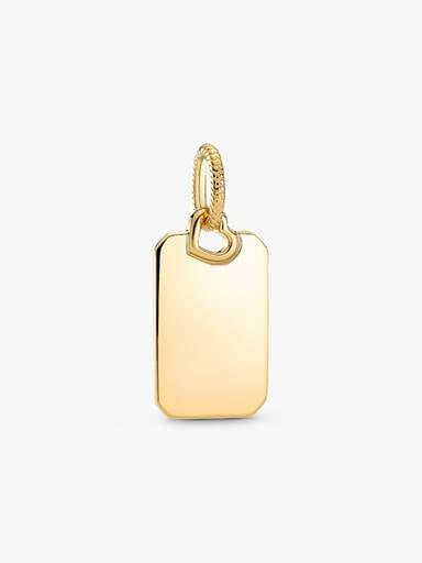Pendentif Étiquette rectangulaire à graver