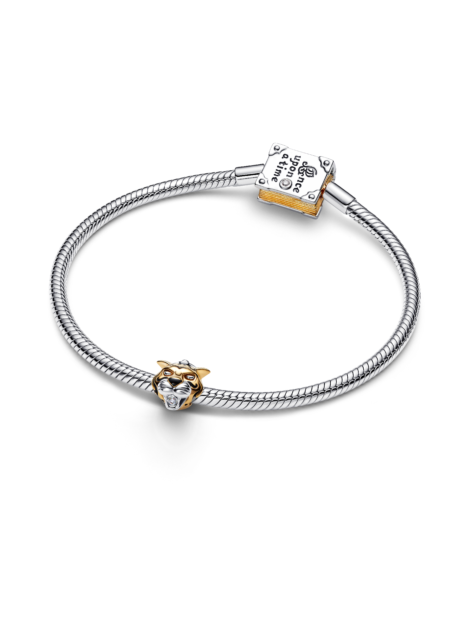 Charm Rajah de la Princesse Jasmine de Disney avec diamant créé en laboratoire