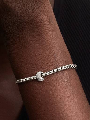 Textured Moon Mini Charm
