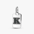 Pendentif rectangulaire lettre K Pendentif rectangulaire lettre K