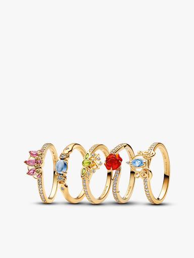 Ensemble de bagues Princesses Disney