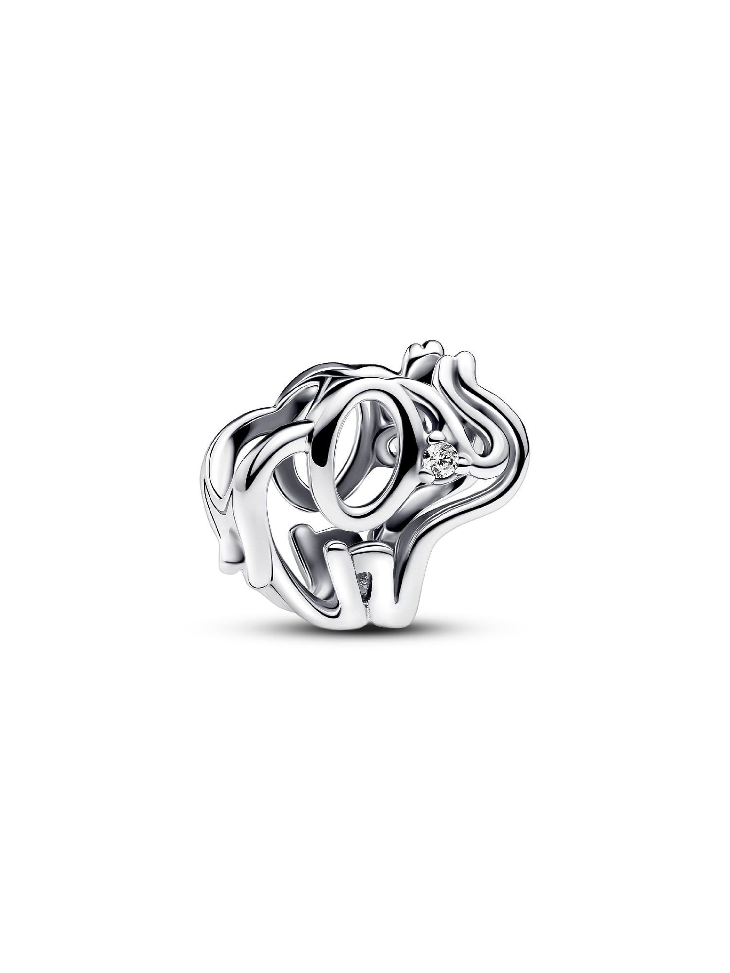 Charm Éléphant ajouré