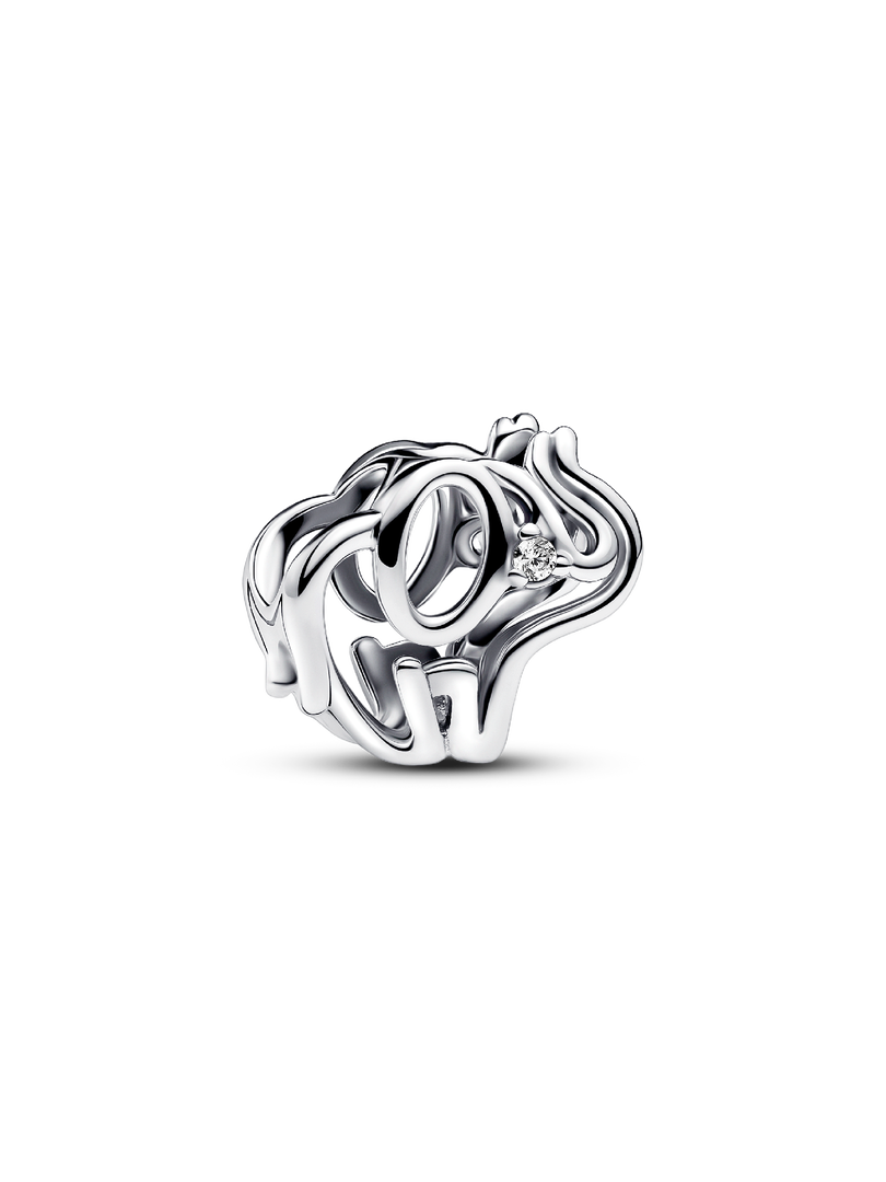 Charm Éléphant ajouré