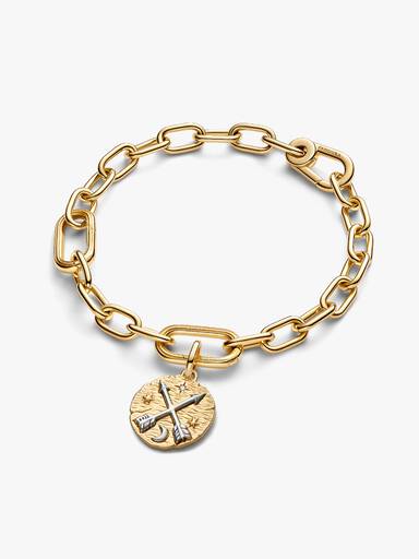 Charm-médaillon Flèches croisées