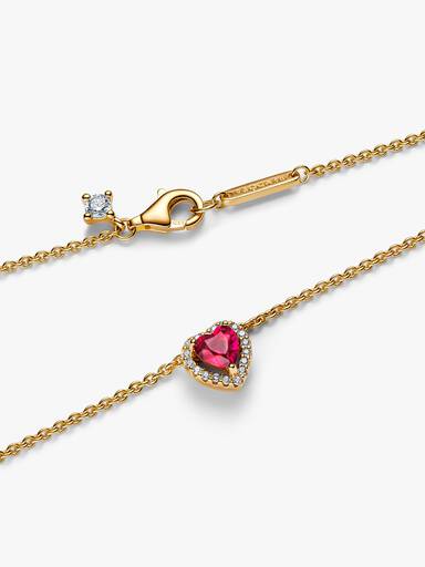 Collier à cœur surélevé