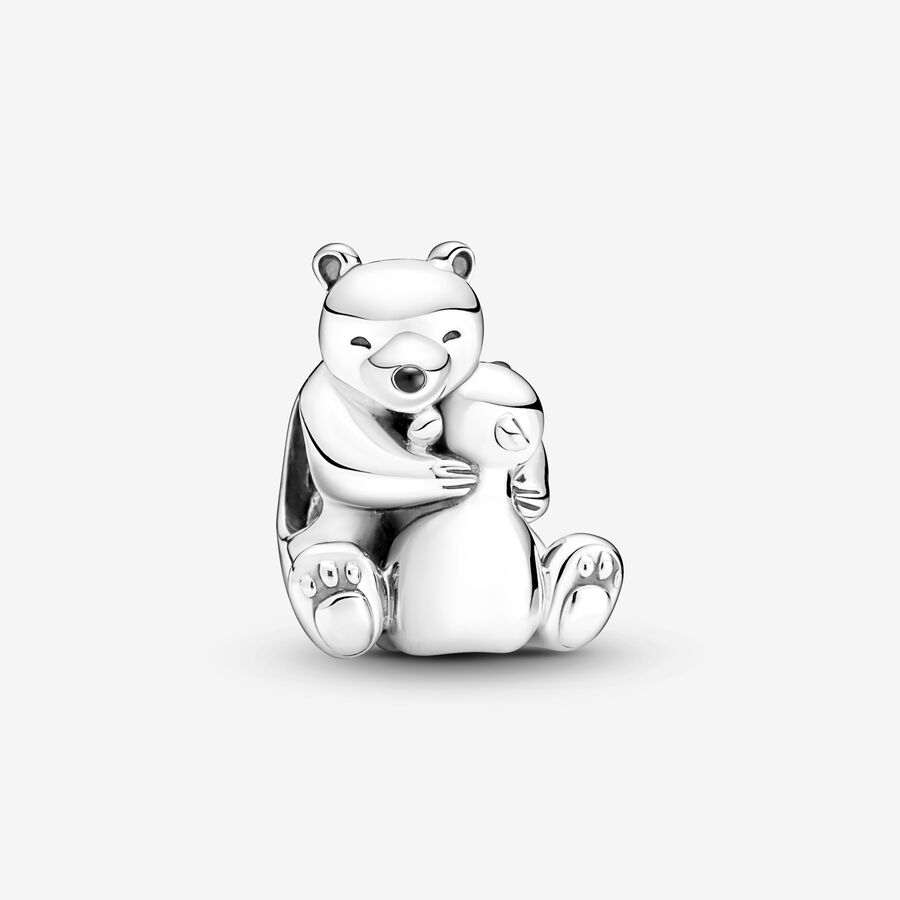 FINAL SALE - Hugging Polar Bears Charm image number 0