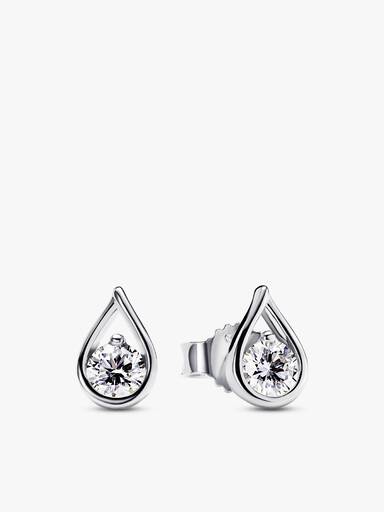 Pandora Infinite Lab-Grown Diamond Ring & Stud Earrings Set
