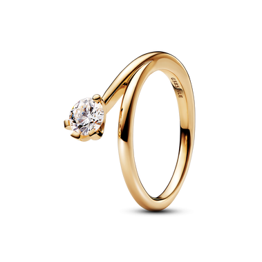 Pandora Nova Lab-grown Diamond Asymmetric Ring 0.50 carat tw 14k Gold