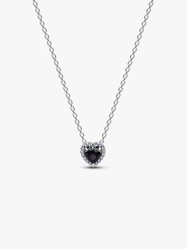 Collier à pendentif Cœur surélevé
