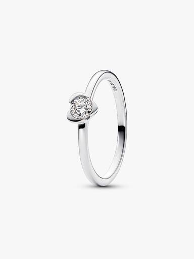 Pandora Talisman Lab-Grown Diamond Heart Ring