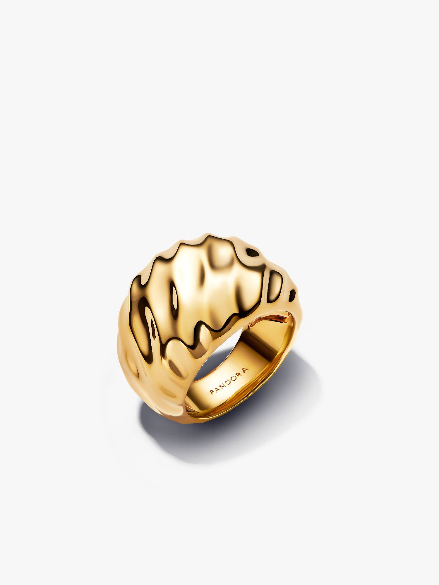 Bague audiacieuse ondulée